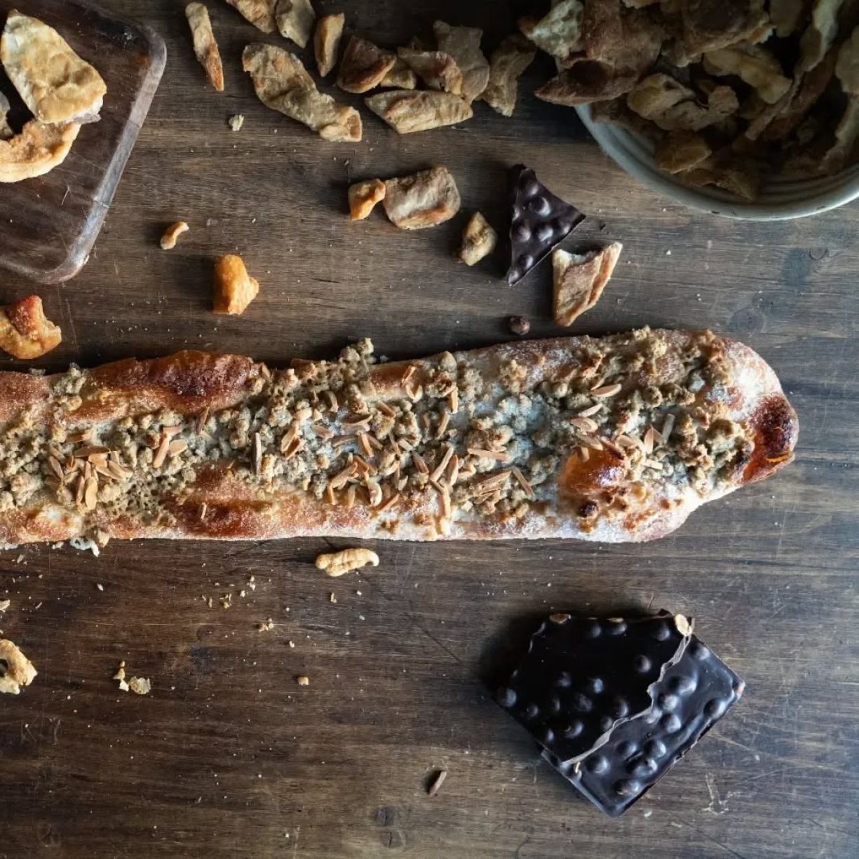 Una coca de llardons